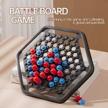 1pc 3D Connect Four Game, Interactive Tabletop Game For 2 Players, Red Vs Blue Competition, Party Game Accessory - 1 Item - View 3