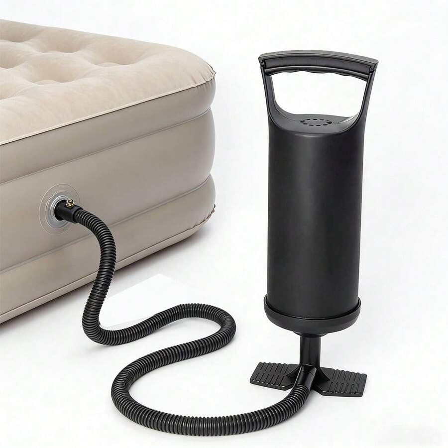 1个12英寸双向手动气泵，适用于游泳池、充气泳圈、充气床垫等。 - 彩色 - 查看 1