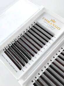 CoMango 12排 LU Volume 新款 2D 加厚睫毛 0.07MM 極細 1D YY 睫毛接種輕量預製扇形睫毛接種 - LU - 查看 8