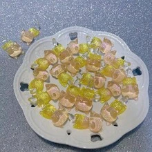 10颗夜光透明萤火虫和小猫装饰珠，适合DIY手工制作，例如冰箱贴、手机壳、发夹和其他饰品。 - 10pcs - 查看 11