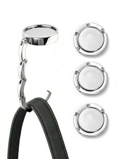 خطاف قابل للطي لحقيبة، خطاف للحقيبة، خطاف لحامل الحقيبة على الطاولة، رفوف للمحفظة، رف قابل للطي لتعليق الحقيبة، رف تخزين قابل للطي، خطاف طاولة من سبيكة محمول بخاتم مفاتيح، خطافات لتعليق حقائب النساء، لحماية وعرض أفضل لحقيبتك، منظم منزلي، اكسسوارات الحقيبة.