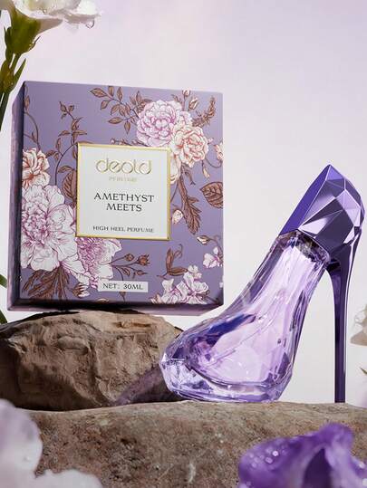 Elegante vaporizador de perfume de tacón alto para mujer - Diseño estilizado dorado, fragancia fresca de larga duración, botella de degradado rojo y dorado de lujo, exquisito de alta gama, regalo perfecto para amigos y amantes en cumpleaños, San Valentín, Navidad, fiestas