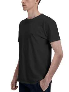 Camiseta de algodón de 180g de peso. No estoy procrastinando, estoy realizandoúltiples tareas. Camiseta divertida con estampado retro de gamer, camiseta casual cómoda para hombre, top de manga corta para verano. Adecuada como regalo de cumpleaños para hombres para actividades diarias, desplazamientos diarios, salidas informales, versátil para uso en el hogar, paseos al aire libre. Sencilla y adecuada para todos, estilo de nicho moderno, la primera opción para parejas. - Negro - Ver 2
