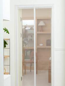 Màn cửa chống muỗi từ tính cải tiến - Màn tự động đóng mở chống muỗi và côn trùng. - lưới trắng viền trắng - Xem 4