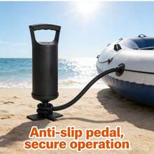 1个12英寸双向手动气泵，适用于游泳池、充气泳圈、充气床垫等。 - 彩色 - 查看 5