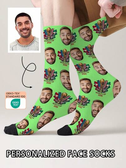 1 Pair Custom Face Socks, Custom Photo Sock, Custom Printed Socks, Personalized Funny Face Socks, Custom Picture Socks, Put Any Face On The Socks, Anniversary Gift, Valentine Gift, Birthday Gift, Wedding Gift, Mother's Day Gift, Father's Day Gift, Best Friend Gift, Gift For Mom/Dad, Gift For Girlfriend/Boyfriend, Gift For Her/Him Doggy