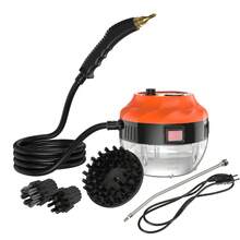 1500W Portable Handheld Steam Cleaner High Temperature Pressurized Steam Cleaning Machine with Brush Heads for Kitchen Furniture Bathroom Car - Ver 2