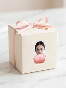 1/2/4 miếng dán ảnh 3D hình mông hồng vẫy tay dễ thương, sáng tạo, độc đáo, tùy chỉnh ảnh, dành cho nam và nữ, hình dán mông hồng lớn vẫy tay dễ thương, tự dính, quà tặng sáng tạo - Nhiều màu - Xem 6
