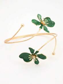 6pcs/Set Minimalist Metal Arm Cuff Bracelet, Adjustable Armlet, Suitable For Daily Wear, Street Style And Vacation - Multicolor - View 7