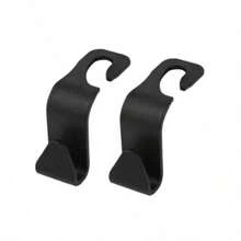 1个车载垃圾桶 + 1卷（15张）垃圾袋 + 2个车载挂钩，迷你车载垃圾桶，垃圾收纳盒，适用于前后排座椅 - 汽车、办公室、家居用品。迷你车载垃圾桶，防水、便携、节省空间，车载储物盒，车载分类盒，必备车载配件。 - 黑色 - 查看 14