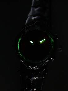 双色表盘男士腕表，不对称复古优雅不锈钢表带时尚腕表 - 均碼 - 查看 7