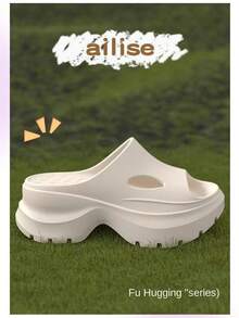 1 Pair Women's Platform Slippers, 2.75 Inch Thick Sole, Arch Support, Comfortable For Long Wear, Casual & Fashionable Summer Sandals, Non-Slip Soft Bottom,Shoe Rack,Storage Saver,Outdoor,Garden,Travel Essential,Portable,Beach Essential,Graduation Season,Commencement,Graduation Ceremony,Graduation Gift,Graduation Present,Graduation Gift,Graduation Present,Congrats Grad,Congratulations Graduate,Valedictorian,Finish School,Graduation Party - Multicolor - View 4