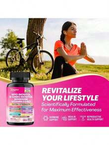 Zoyava Women's Hormone & Cycle Support – All-In-One Vegan Supplement With Myo-Inositol, D-Chiro Inositol & 13+ Ingredients| PCOS, Fertility & Mood Balance| Organic & Gluten-Free – 90 Capsules - 2 - View 2