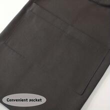 餐饮、餐厅、咖啡馆、面包店、酒店员工围裙，防水半身帆布围兜 - 彩色 - 查看 4