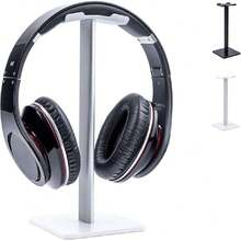 boldR Soporte Blanco con Plateado para Audífonos/Base Universal de Escritorio para Auriculares. Headphone/Gaming Headset Stand.,43313225 - Albaricoque - Ver 1