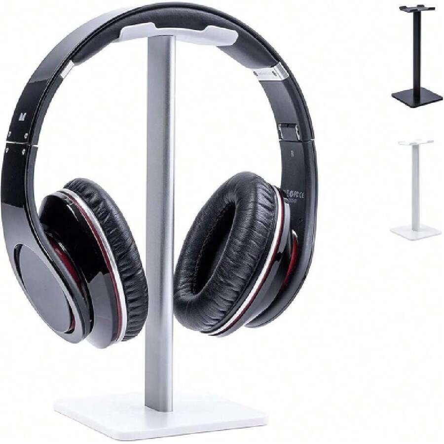 boldR Soporte Blanco con Plateado para Audífonos/Base Universal de Escritorio para Auriculares. Headphone/Gaming Headset Stand.,43313225 - Albaricoque - Ver 1