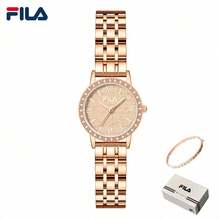 FILA Women Luxury Quartz Watch, Crystal Starry Dial, Pearl & Steel Strap 2-In-1 Set, Waterproof, Elegant Gift Box For Wedding Party - one-size - View 1