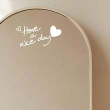 1张“祝您愉快”家居生活贴纸 - 非常适合贴在浴室、梳妆镜、门、窗户和墙上 - A - 查看 8