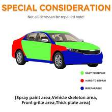 Bộ dụng cụ sửa chữa vết lõm xe hơi 3 món/bộ, thiết kế mới nhất năm 2026, dụng cụ hút mạnh mẽ để loại bỏ vết lõm, dụng cụ sửa chữa vết lõm không cần sơn cho thân xe (Màu cam) - 1 chiếc dụng cụ nắn vết lõm - Xem 5