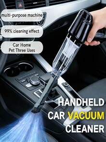 Rechargeable Cordless Powerful Vacuum Cleaner, Lightweight Design For Easy Storage. Suitable For Cleaning Hard Floors, Carpets, Pet Hair, Home Vacuum Cleaner, Comes With Car Accessories - 107 - View 8