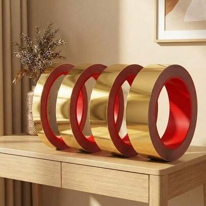 1卷2.44米/96.06英寸自粘不锈钢装饰条，天花板转角装饰胶带，带背胶，适用于客厅、卧室和书房墙面背景、天花板腰线、框架边缘装饰