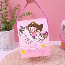 Bộ 10 hộp quà mừng 100 ngày tuổi cho bé, hình ngựa hoạt hình dễ thương, túi quà in hình bé trai/bé gái, túi đựng quà lưu niệm đám cưới, thích hợp cho đám cưới, các sự kiện tặng quà cho bé, tiệc sinh nhật. - Xem 6