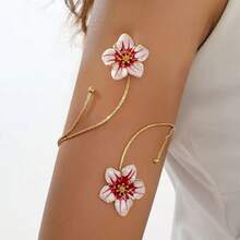 2026 New Arrival Minimalist Versatile Luxury Design Women's Gold-Tone Jewelry, Crafted With Geometric Lines, Exuding Elegant Charm For Daily Wear, Parties, Beach, Weddings, Ramadan Holidays And Various Occasions, An Ideal Gift Choice - White - View 1