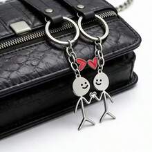 2pcs "Love Stick" Couple Keychain | Best Valentine's Day Gift, Can Be Used As Keychain, Backpack Pendant, Car Key Chain Or Decoration Gifts For Mother, Father, Graduation, And Teacher - Multicolor - View 7