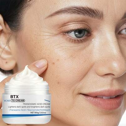 70,000ppm 氨甲环酸和烟酰胺乳霜，20克/0.70盎司，淡化色斑，提亮肤色，乳霜型