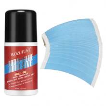 Strong Hold Body Adhesive And Wig Installation Kit, Roll-On Body Glue And Invisible Waterproof Double-Sided Tape, Sweat-Resistant Durable Secure Bonding For Lace Wigs, Body Jewelry, Fashion Apparel, Women's Styling Tool - Glue - View 12