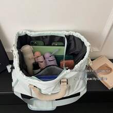 这款大容量、干湿分离的独立鞋仓游泳健身包适合旅行和外出，同时也是一款短途轻便旅行包和运动瑜伽便携健身包，其独特的包袋设计吸引了许多人。 - 彩色 - 查看 10