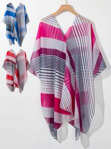 1pc Soft Chiffon Versatile Solid Color Shawl For Women, Sun Protection - Multicolor - View 12