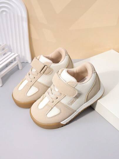 1 Pair Unisex Sports Shoes, 2026 Spring Autumn New Kids Casual White Moral Training Shoes, Shoes Suitable For All Seasons Sports Shoes
