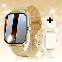 Smart Watch, Call Reminder And Rejection, Multi-Sports Mode, Message Reminder View, Multiple Application Notifications, 1.52-Inch Full Touch HD Screen, Custom Dial Wallpaper, With Weather Forecast, Remote Control Photography Function, Unisex, Suitable For Android/IOS Phones - View 6