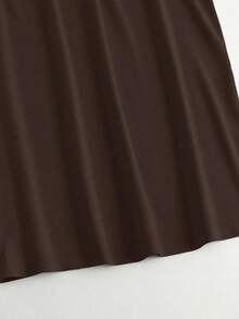 Parara Maternity Dress, Fitted, Slimming, Elegant, Versatile For Outdoor Wear Summer Brown - Brown - View 7