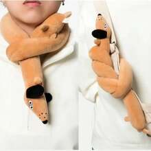 100厘米创意腊肠犬发声玩具，狗狗磨牙娱乐玩具，宠物长毛绒玩具 - 彩色 - 查看 8