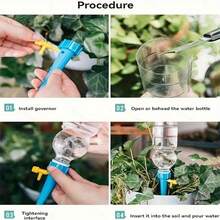 Bộ tưới nhỏ giọt tự động 16 món với chức năng hẹn giờ và điều khiển lưu lượng - Bộ chống rò rỉ, thích hợp cho cây trồng trong chậu, luống hoa và nhà kính - Hệ thống tưới tự động - đầu nhỏ giọt - Xem 7