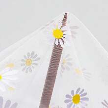 Baby Stroller Sunshade, Universal Mosquito Net For Strollers, Buggies, Insect Mosquito Net, Protective Stroller Cover UPQP - White Daisy - View 3