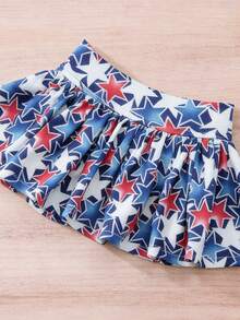 Set de 2 bikinis para mascotas, en colores rojo, blanco y azul, adecuados para gatos y perros, atuendo para el Día de la Independencia - Multicolor - Ver 7
