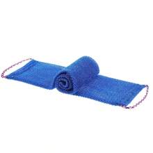 African Exfoliating Mesh Sponge, African Bathing Back Scrub Towel, Shower Loofah Body Scrubber With Pull Cord, African Exfoliating Mesh Sponge With Rope Handle, Unisex Long Bathing Sponge For Smoother And Cleaner Skin, Multi-Functional Exfoliating Face Towel, Elastic Back Scrubber, Suitable For Shower, Skin Cleansing And Massage - Suitable For Men And Women - Random Color - View 3