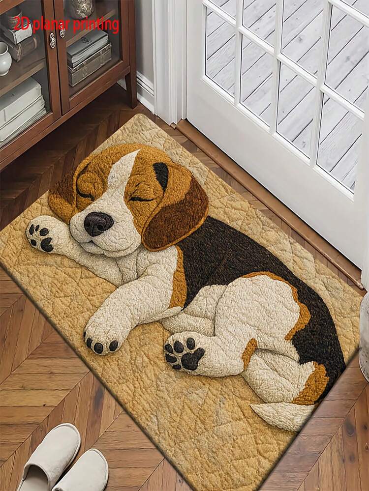 这款可爱的狗狗图案趣味门垫，采用柔和的色彩和精致的细节设计。它适用于卧室、厨房、餐厅、浴室等场所，防滑、可机洗、柔软舒适，是完美的节日装饰品。 - A - 查看 10