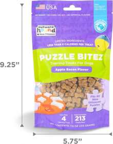 Outward Hound By Nina Ottosson Puzzle Bitez USA Made Dog Treats, Apple Bacon Flavor, Bite-Sized Training Reward And Interactive Puzzle Toy Treats, 7.5oz - ColorA - View 6