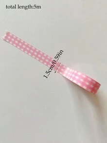 1 pieza Cinta de papel con diseño de flor de cereza de estilo lindo y femenino al estilo japonés y coreano para decoración de diario DIY - multicolor - Ver 6