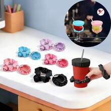 1pc Anti-Drink Spiking Cup Lid, Party/Nightclub Spill-Proof & Leak-Proof Lid - Multicolor - View 7