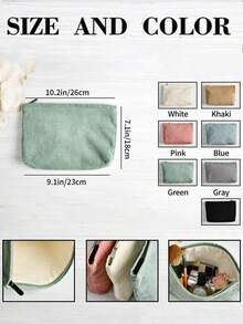 1 Túi đựng mỹ phẩm có thể tùy chỉnh tên, Túi đựng đồ vệ sinh cá nhân cá nhân hóa, Túi đựng mỹ phẩm cho phù dâu có tên, Quà tặng cho nhóm phù dâu, Quà Giáng sinh, Túi đựng mỹ phẩm, Túi đựng đồ vệ sinh cá nhân dành cho nữ, Túi đựng đồ vệ sinh cá nhân khi đi du lịch, Quà tặng cá nhân hóa, Quà tặng cho phù dâu, Quà tặng theo tháng sinh, Quà tặng cho phái nữ, Túi đựng mỹ phẩm, Đồ dùng cần thiết khi đi du lịch, Phụ kiện dành cho nữ, Đồ dùng du lịch, Đồ dùng học tập, Túi đựng mỹ phẩm, Đồ dùng cần thiết cho kỳ nghỉ, Túi đựng mỹ phẩm - Nhiều màu - Xem 7