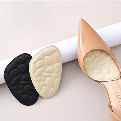 1 Pair Soft Forefoot Cushion Pads, Adjustable Non-Slip High Heel Insoles, Breathable & Comfortable