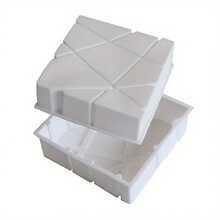 1pc Square Mousse Silicone Mold Cake Mold Bread Baking Utensil DIY Household Chocolate Mold Silicone High-Temperature Resistant - View 6
