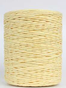 Sợi raffia tròn, dây raffia, sợi cỏ raffia để dệt, mũ dệt mùa hè bằng cỏ bông, sợi cỏ bông để móc túi. - A - Xem 28
