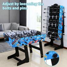 5-In-1 Multi Game Combination Table Set Table Tennis Table, Pool Table, Table Football, Slide Hockey, Basketball Shooting (4ft, 1.2m) - Blue - View 4