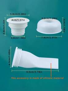 排水塞 - 洗衣机排水管密封圈，防堵塞、防异味、密封性好，适用于40-50mm PVC管道，可用于浴室、厨房和洗衣房 - 安装简便，排水管保护器，材质柔韧，适用于家庭维修和厨房管道安装。 - 彩色 - 查看 2